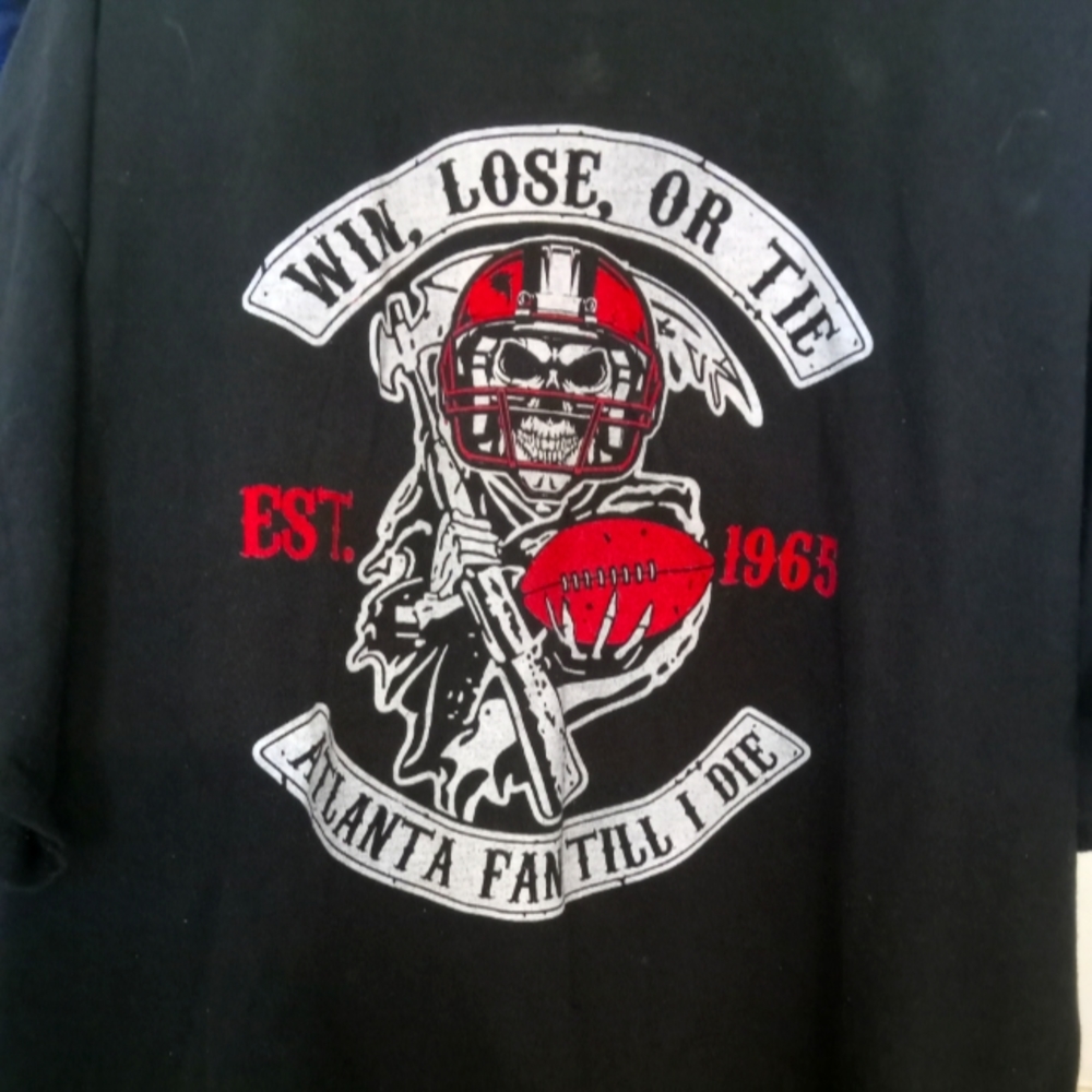 Atlanta Falcons Grim Reaper XXL Tee Shirt